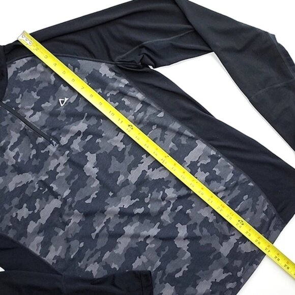 Paradox Men's Merino Wool Dri-Release Black Grey Camo Pullover Top Size Large - Picture 13 of 13